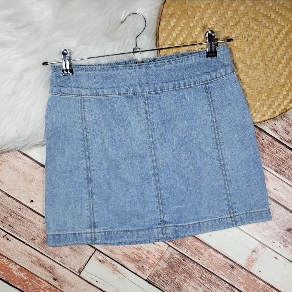 Free People Denim Mini Skirt‎